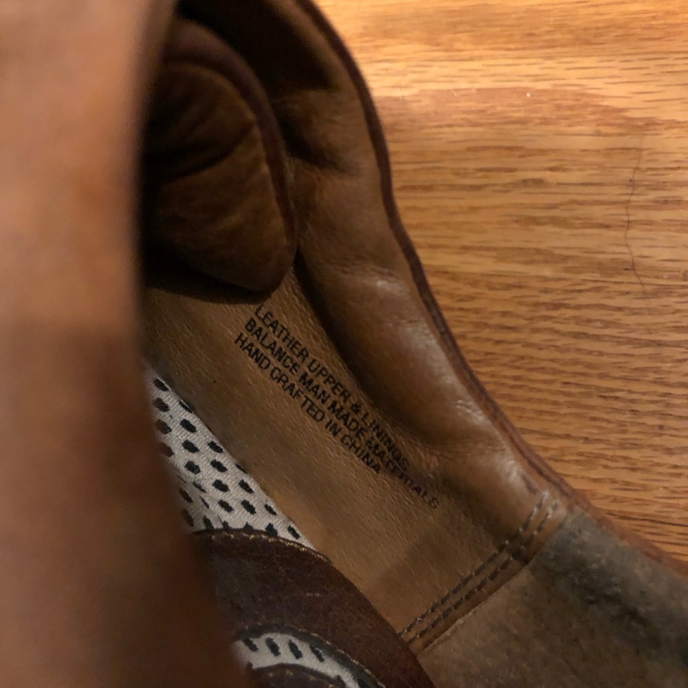 Born Bushveld Lace Up 2 Toned Brown Shoes Size 10.5 - Picture 9 of 10